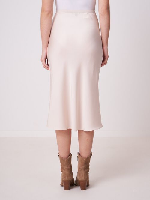 Jupe en soie &agrave; taille &eacute;lastique