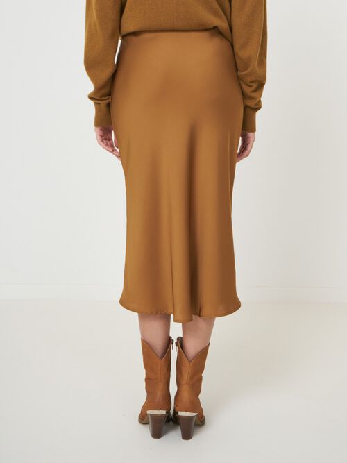 Jupe en soie &agrave; taille &eacute;lastique