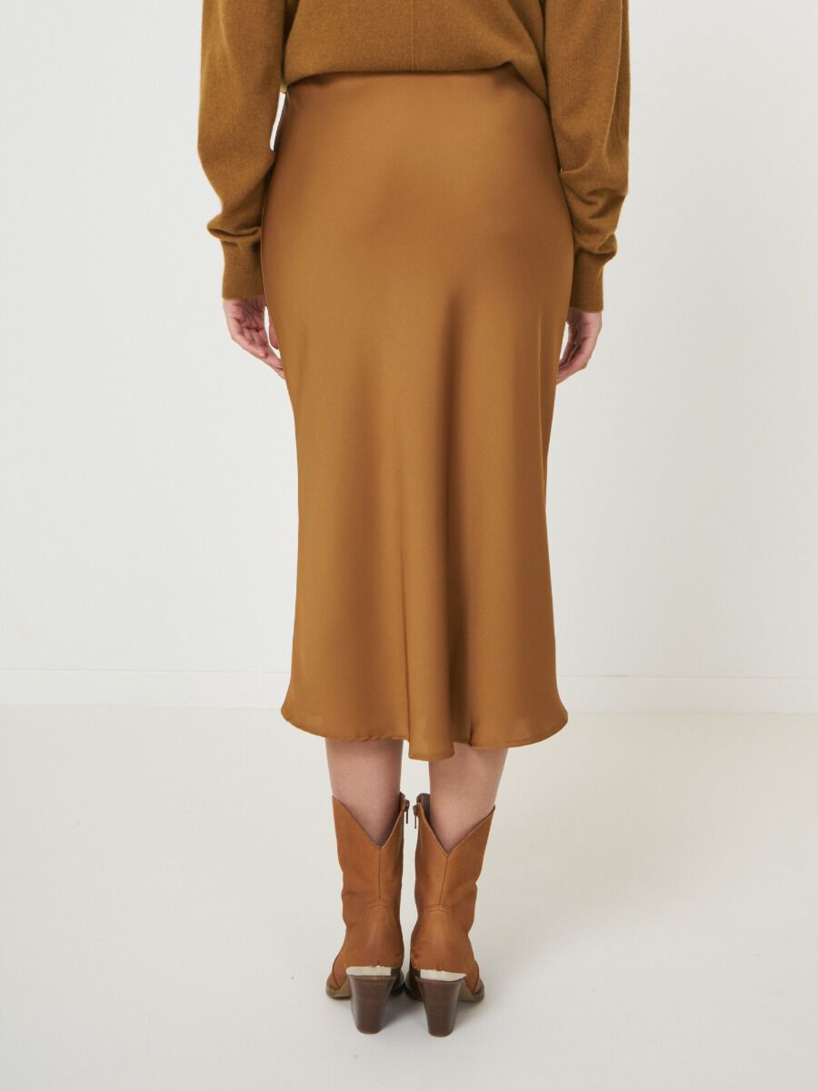 Seidenrock mit elastischem Taillenbund image number 1