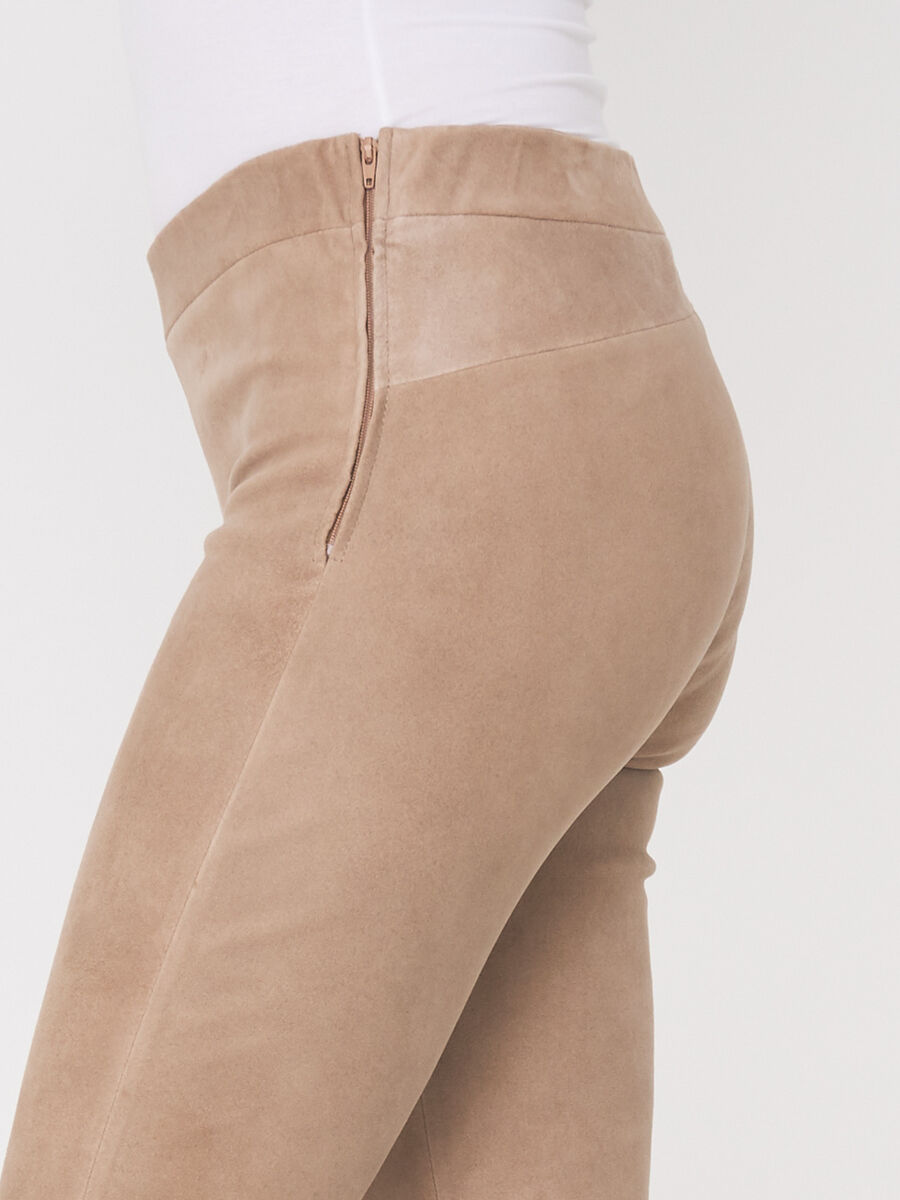 Suede leather leggings image number 2