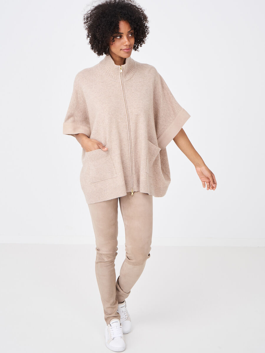 Suede leather leggings image number 3