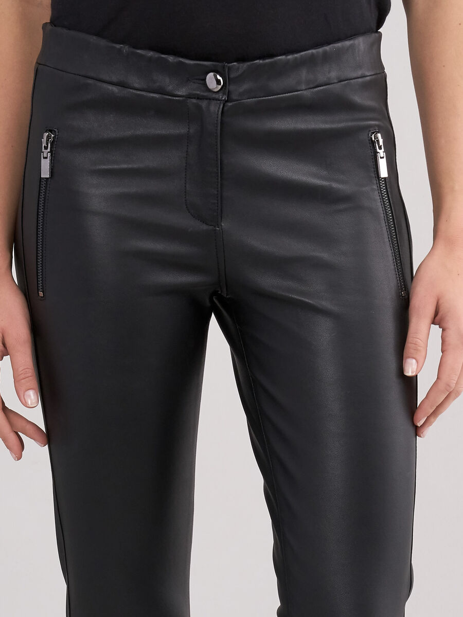 Leren damesbroek image number 2