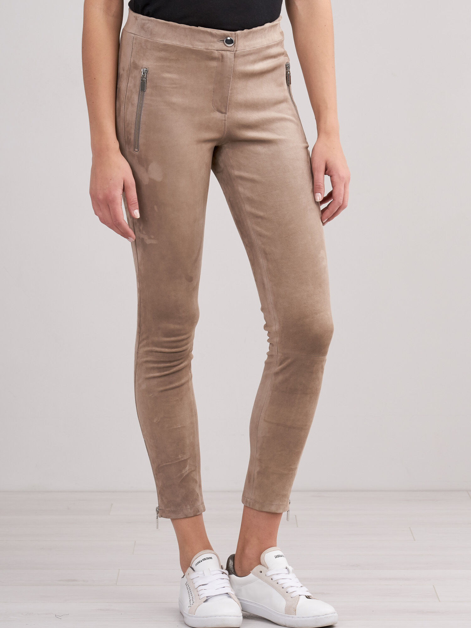 Ralph Lauren Suede Leather Pants for Women  Mercari