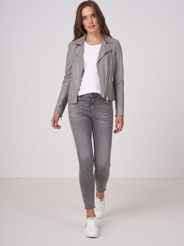 Bikerjacke aus Leder image number 3