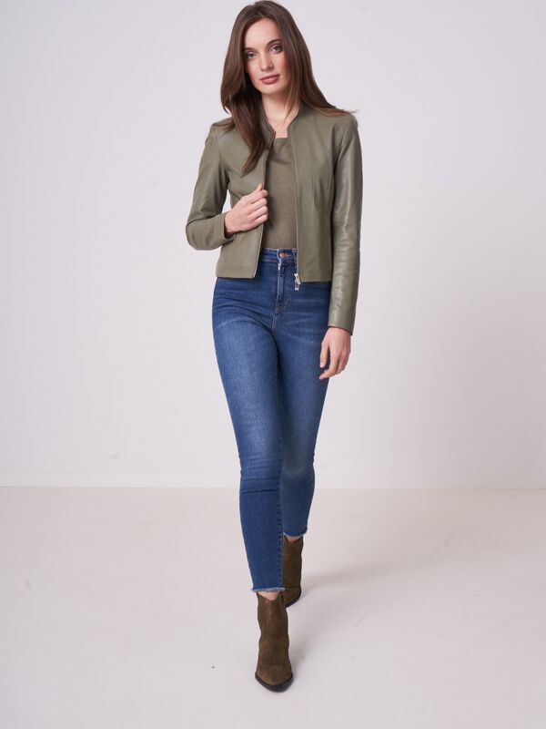 Kurze Lederjacke image number 3