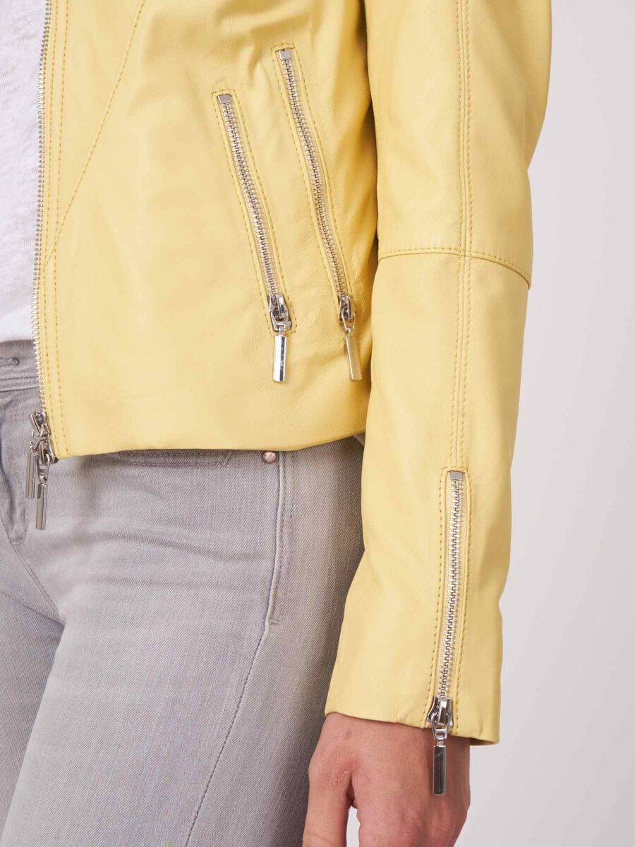 Leder-Bikerjacke image number 2