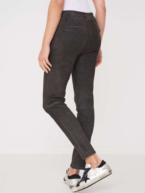 Suède dames broek