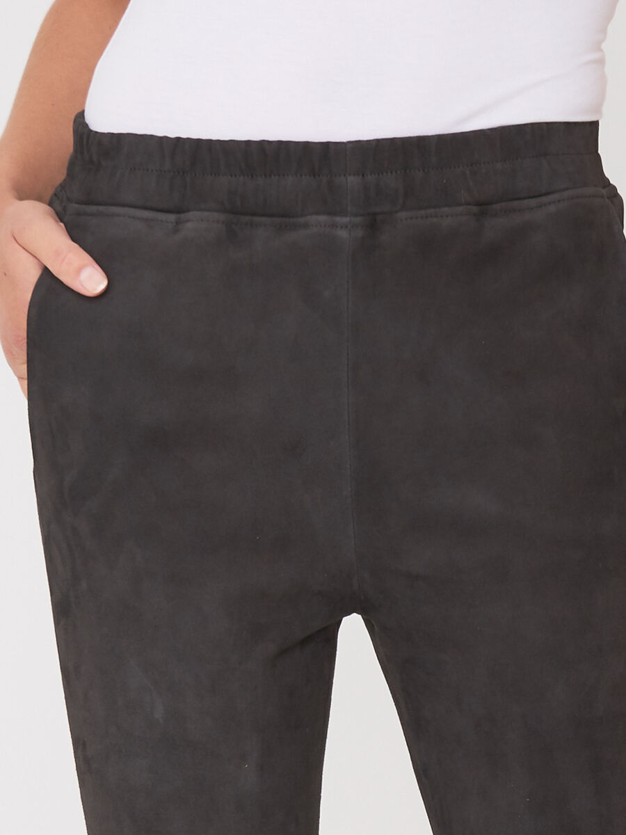 Suede leather pants image number 2