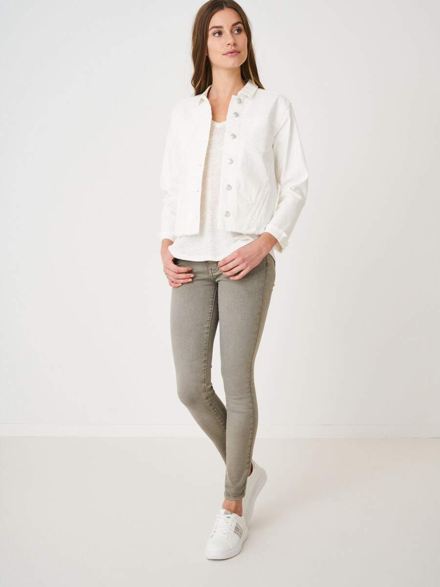 Veste &agrave; franges en denim image number 3