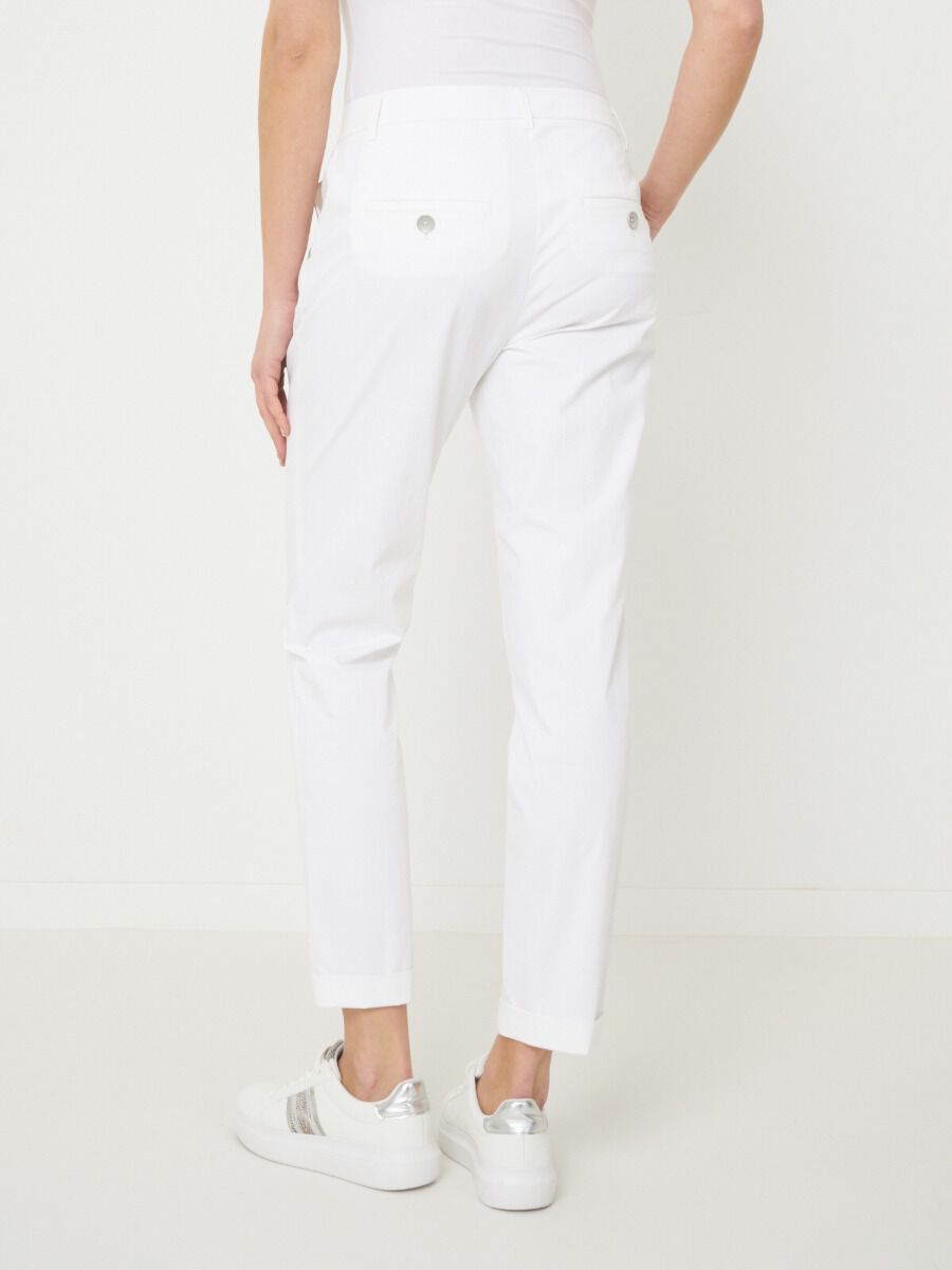 Basic stretch cotton women's chinos image number 1