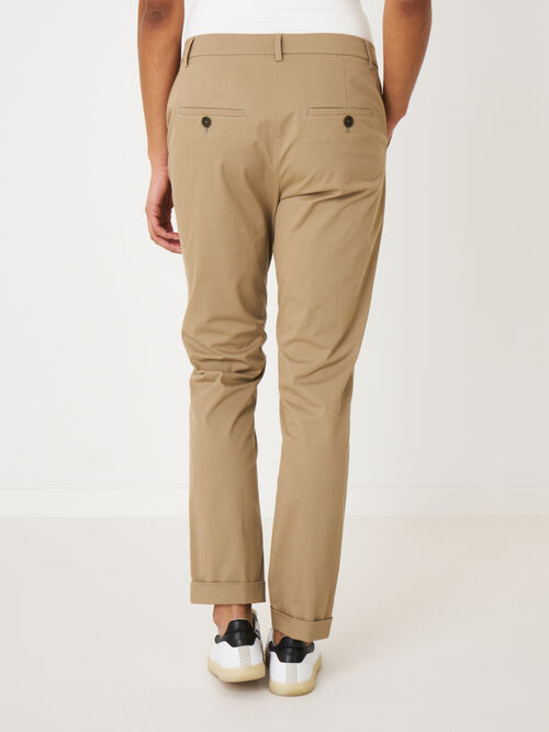 Basic stretch cotton women's chinos