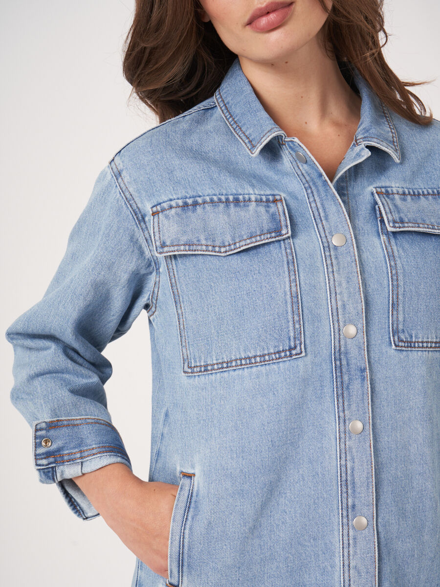 Hemdjacke aus Denim image number 4