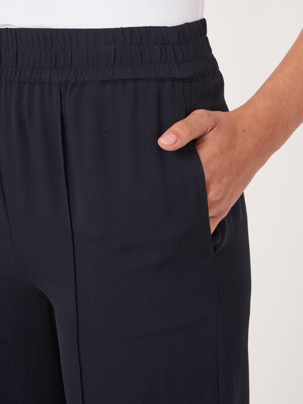 Loose fit silk pants image number 2