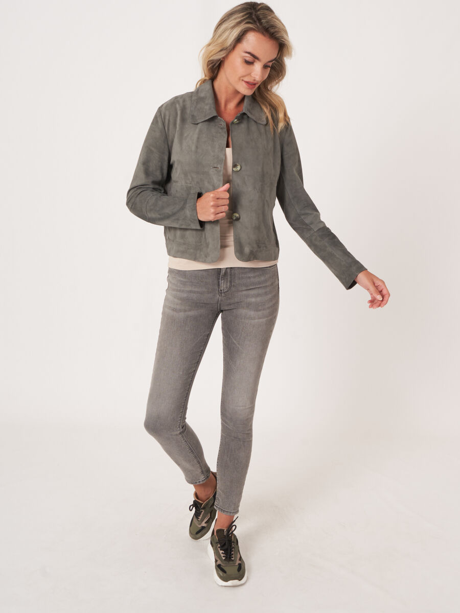 Wildlederjacke mit Kn&ouml;pfen image number 13