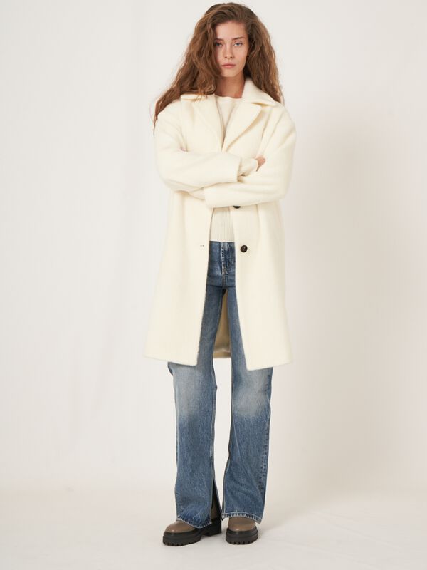 Manteau à boutons en laine mélangée image number 5