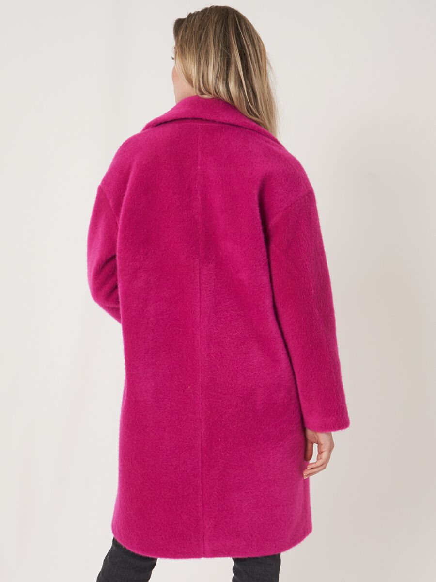 Mantel aus Wollmischung mit Knöpfen image number 3