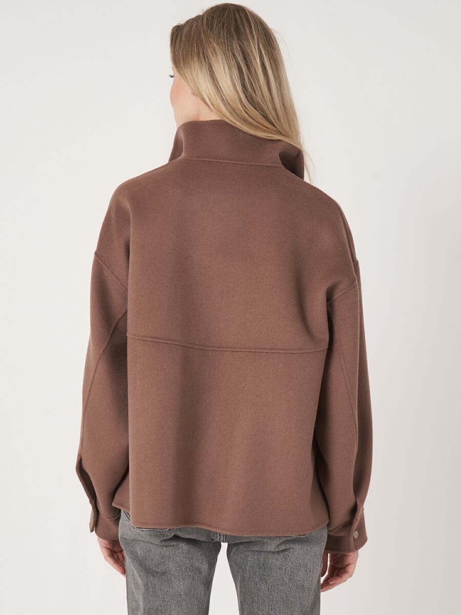 Jacke aus Wollmischung mit Zwei-Wege-Reißverschluss image number 2