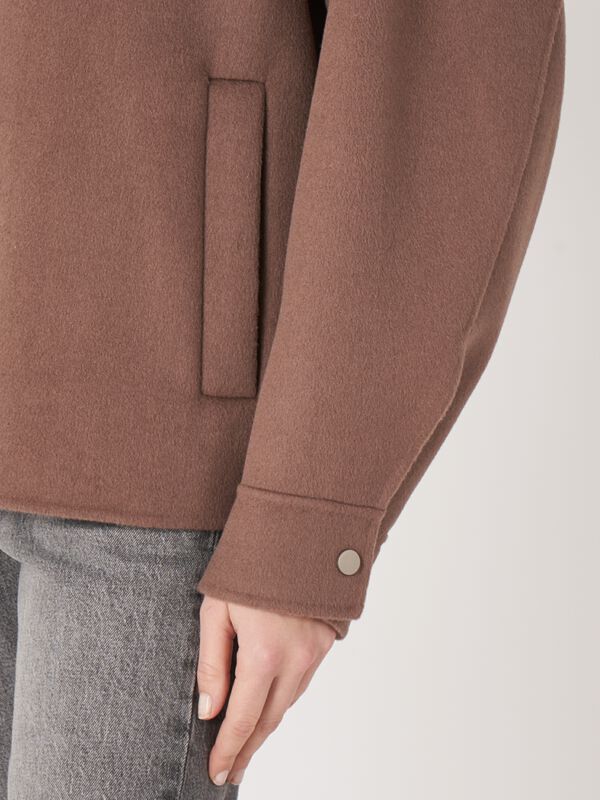 Overhemd jas met dubbele rits image number 4