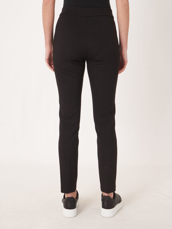 Ponte pants with front seam