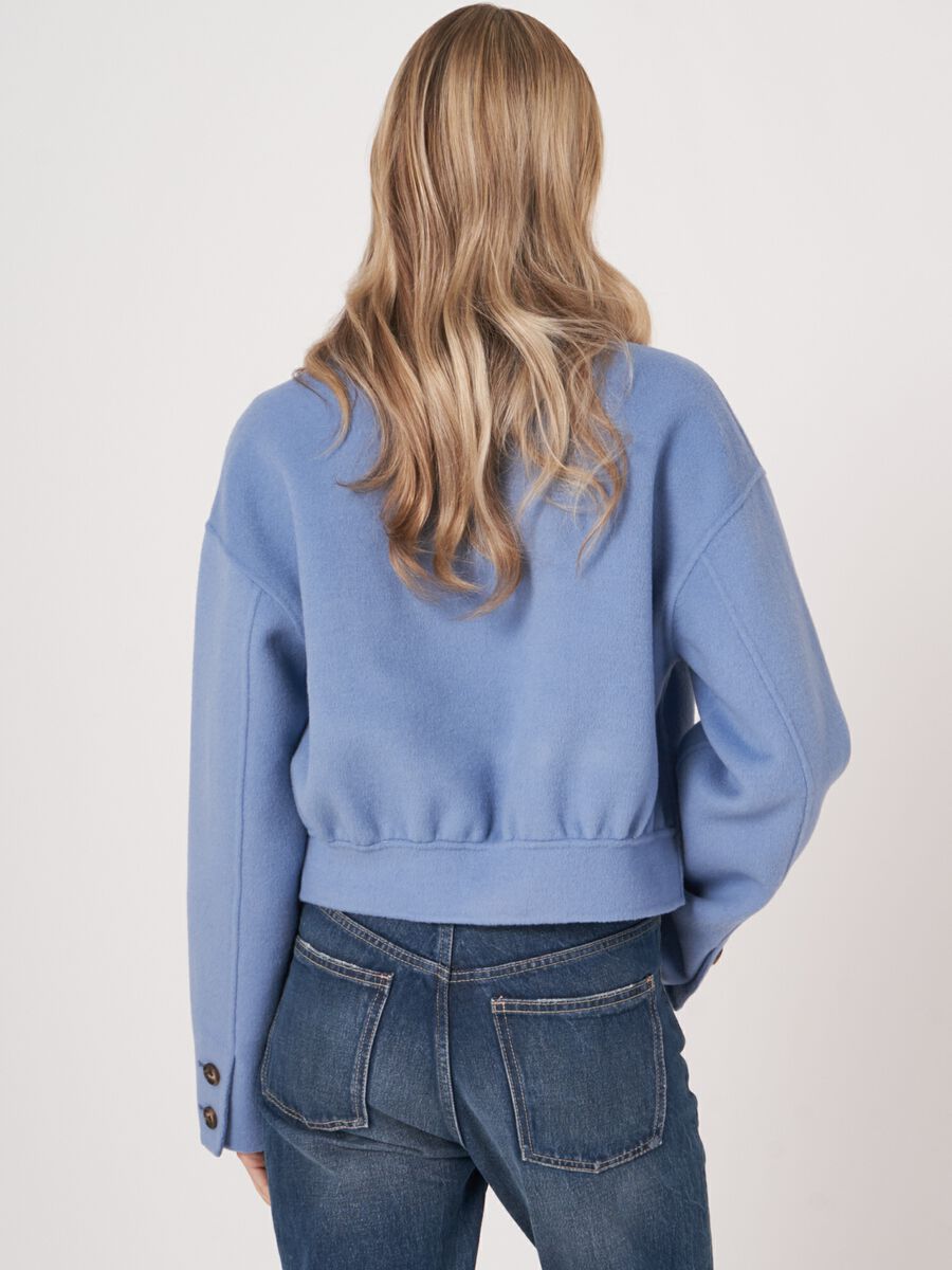 Kort jasje van wolmix image number 1