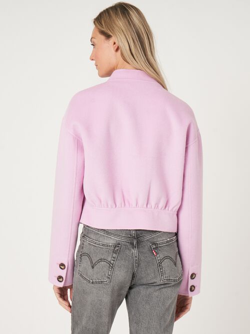 Kort jasje van wolmix