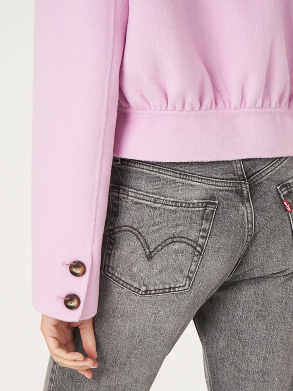 Veste courte en laine mélangée image number 2