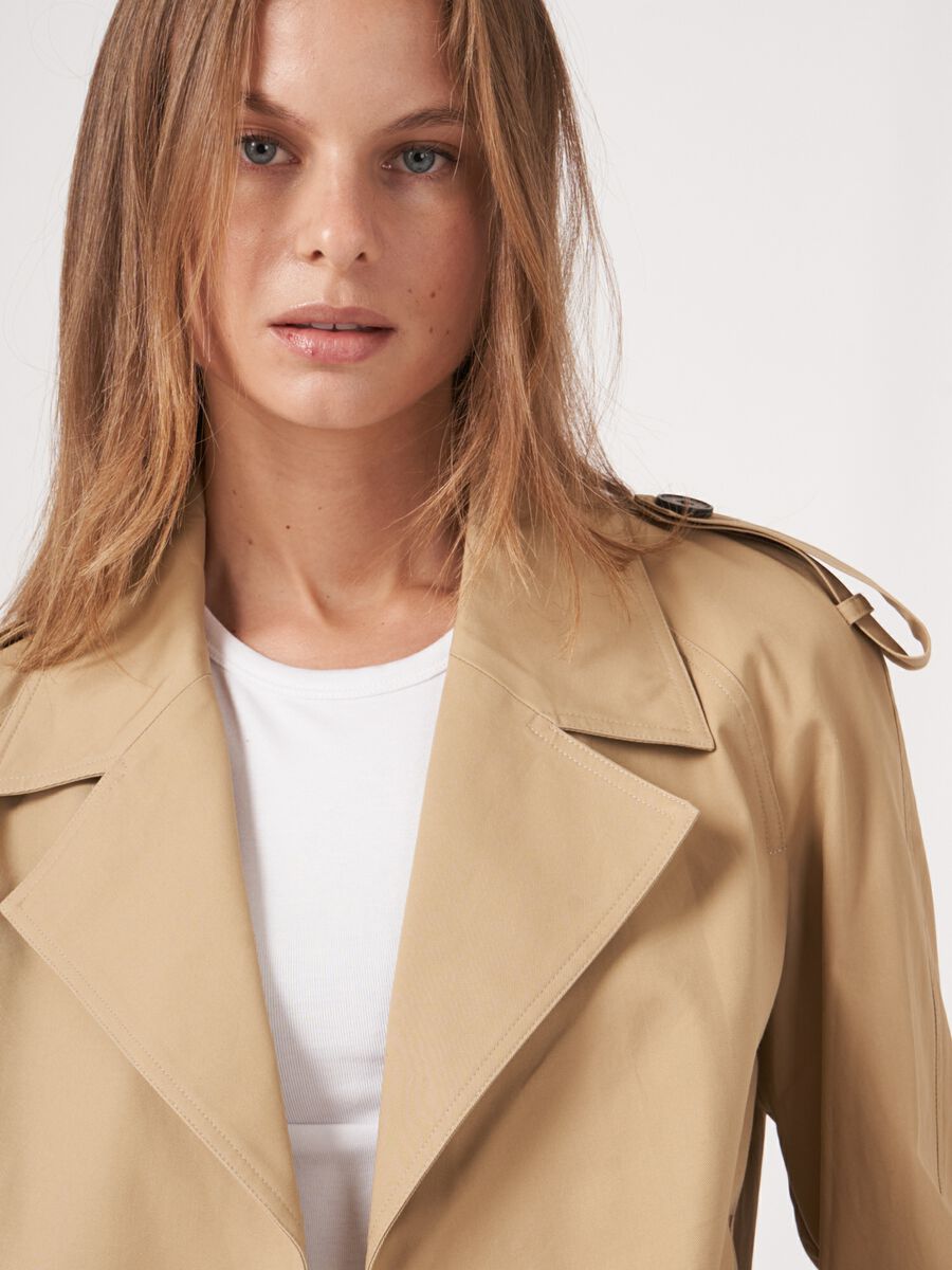 Veste trench raccourcie image number 3