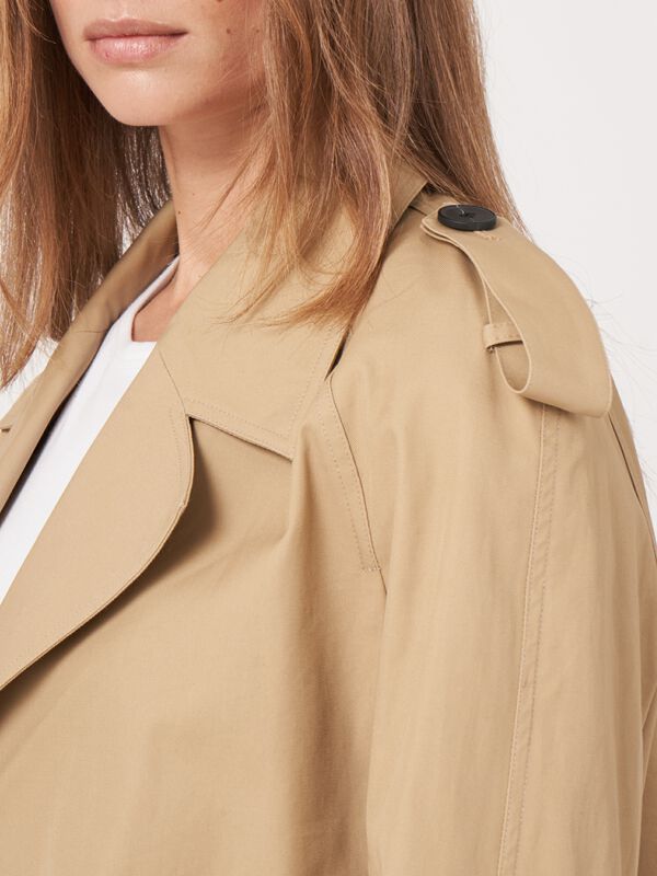 Kort trenchcoat jasje image number 4