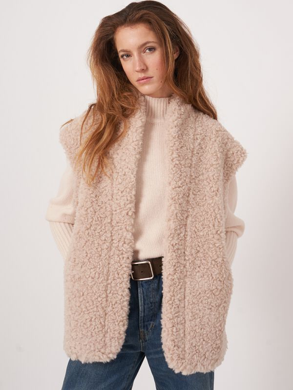 Omkeerbaar vest van wolmix image number 0