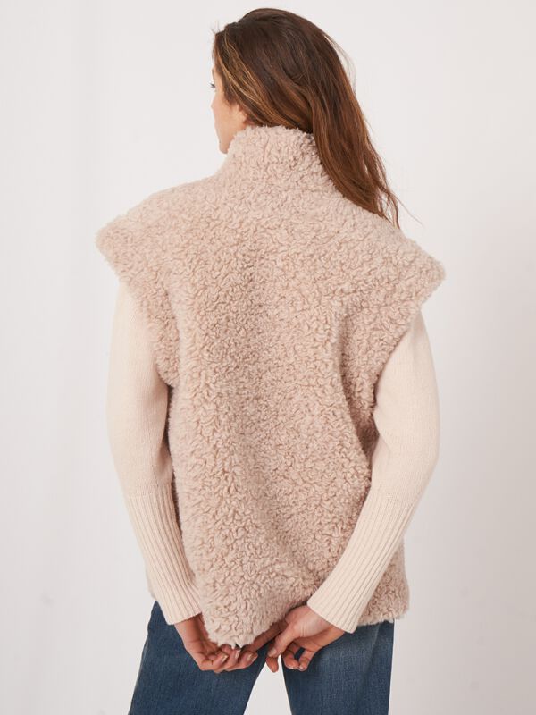 Omkeerbaar vest van wolmix image number 6