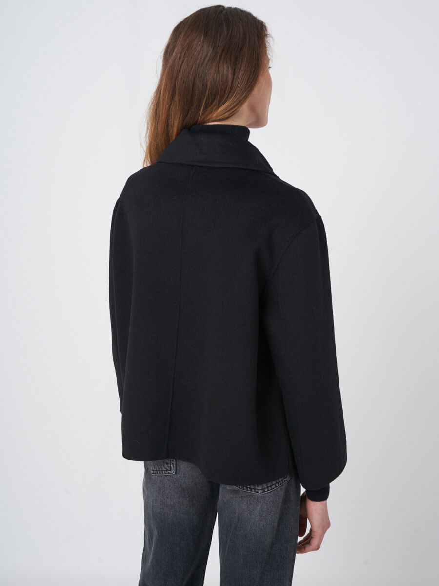 Kurzer Trenchcoat aus Wollmischung image number 4