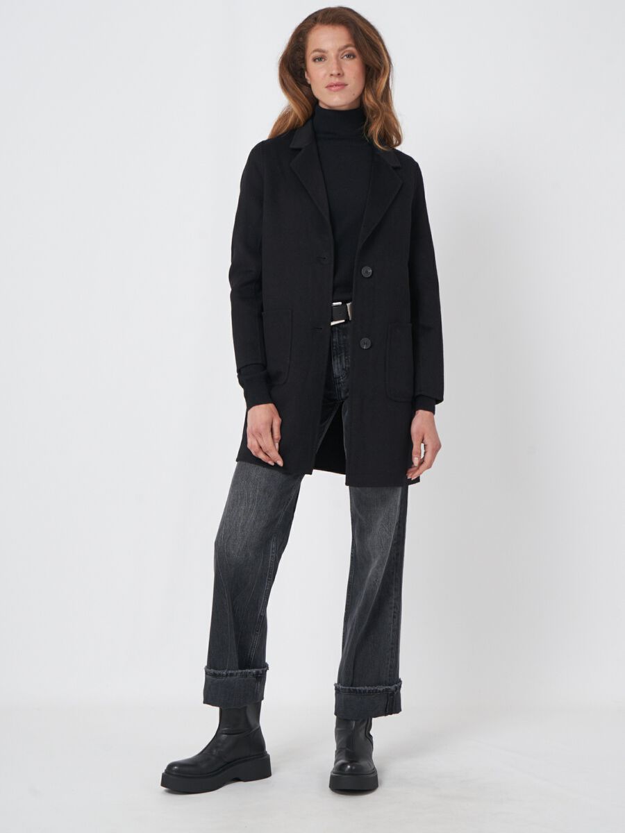 Wool blend coat image number 3