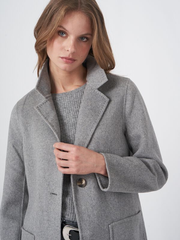 Manteau en laine mélangée image number 1