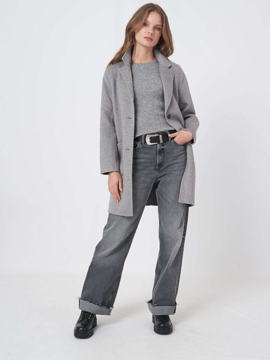 Wool blend coat image number 3