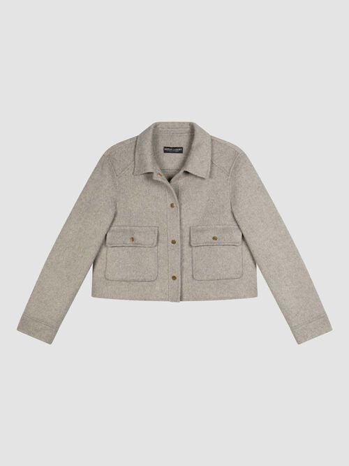 Korte jas van wolmix