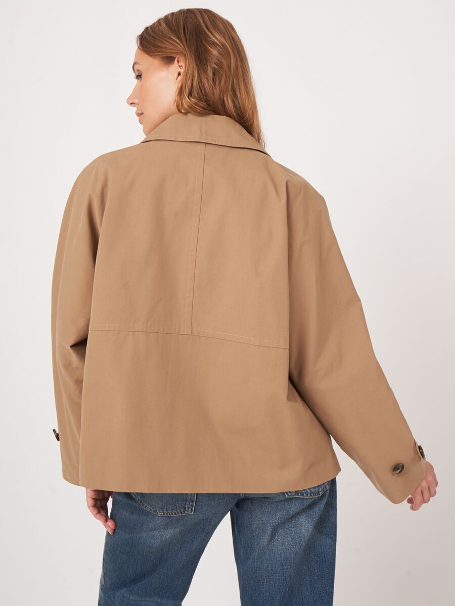 Baumwolljacke mit Knöpfen und Hemdkragen image number 11