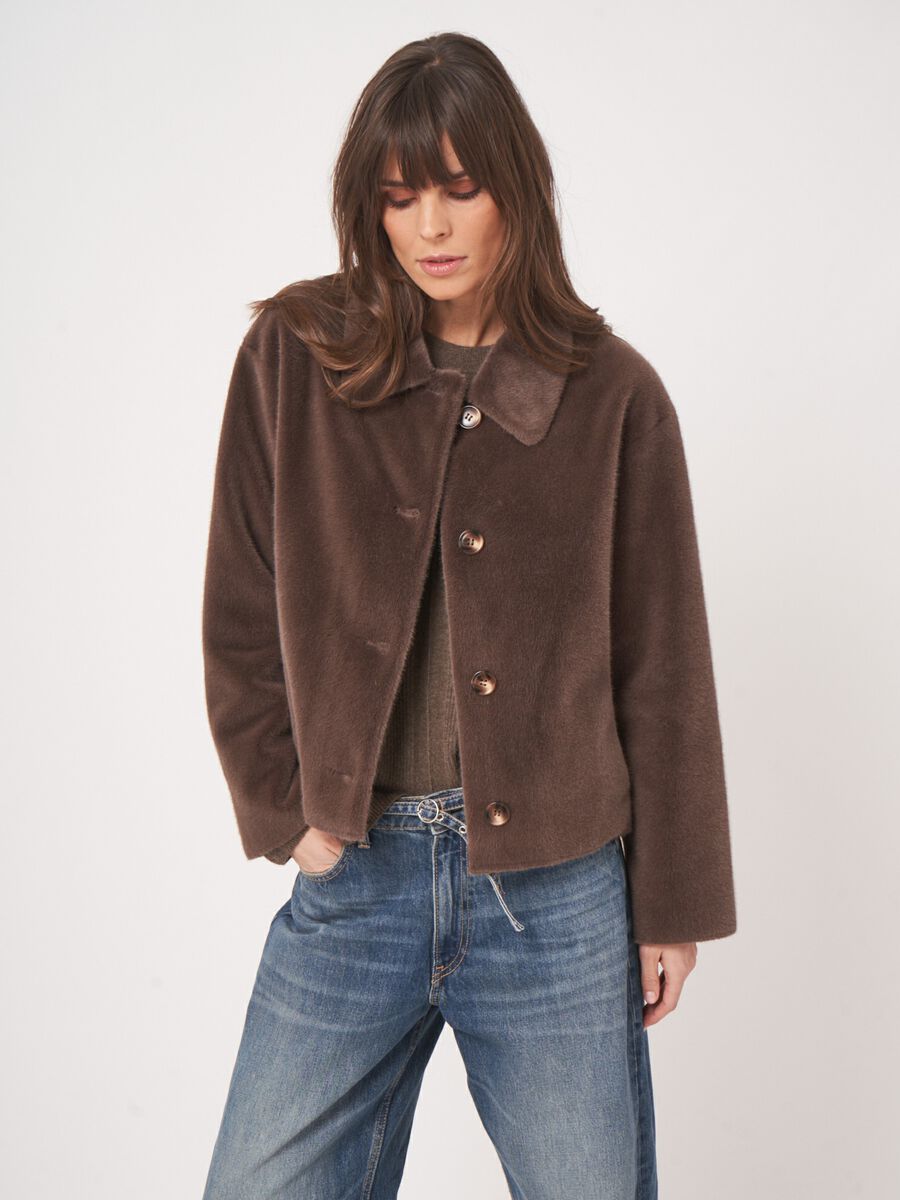 Korte jas van faux fur - comfort & klasse image number 5