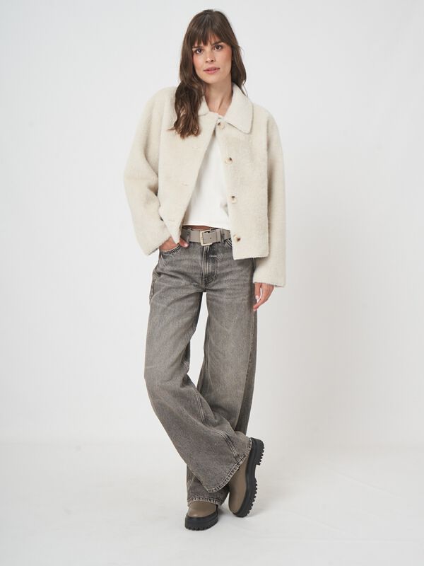 Kurze Faux-Fur-Jacke - weich & stilvoll image number 7