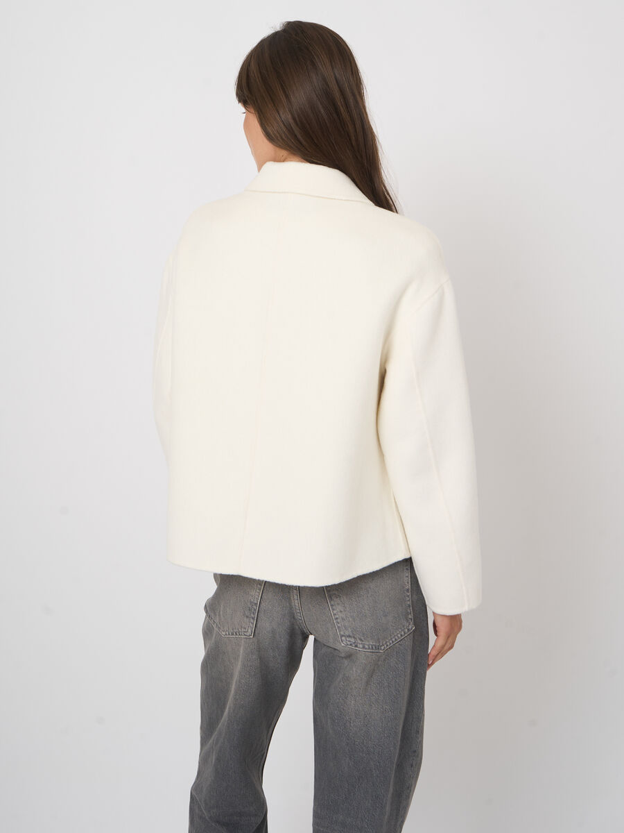 REPEAT Kurzmantel aus Wollmischung image number 7