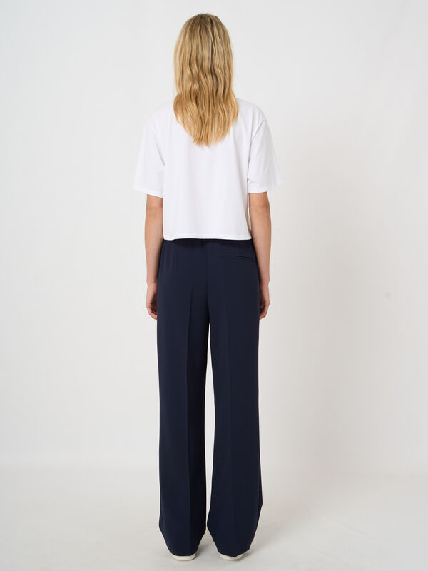 Kreukarme broek met rechte pijp image number 3