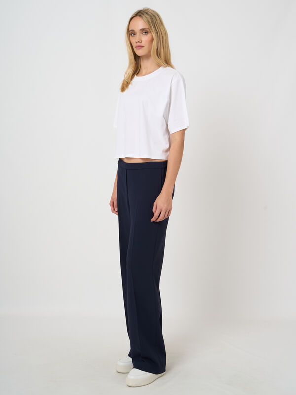 Kreukarme broek met rechte pijp image number 4