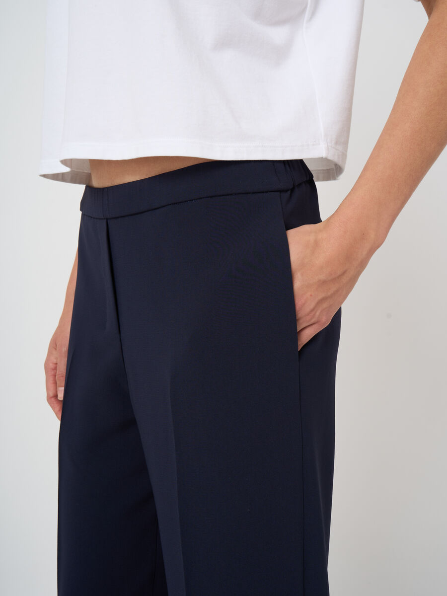Wrinkle-resistant straight-leg trousers image number 5
