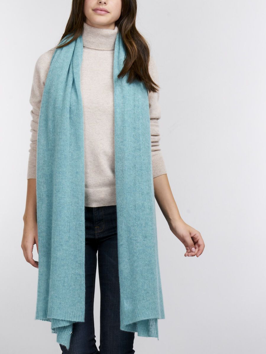 Oversized cashmere scarf image number 1