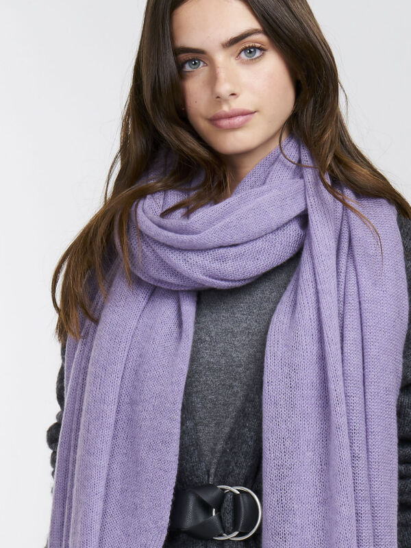 Oversized sjaal van cashmere  image number 1