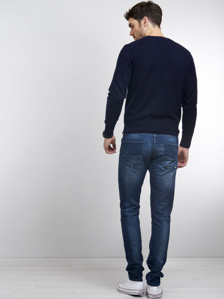 Basic heren-trui met ronde hals image number 3