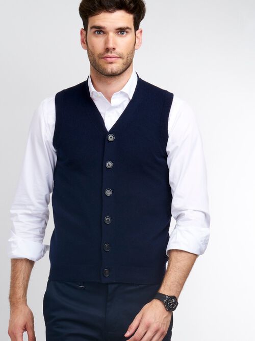 Bijwerken crisis onpeilbaar Men's Men's buttoned sweater vest | REPEAT cashmere