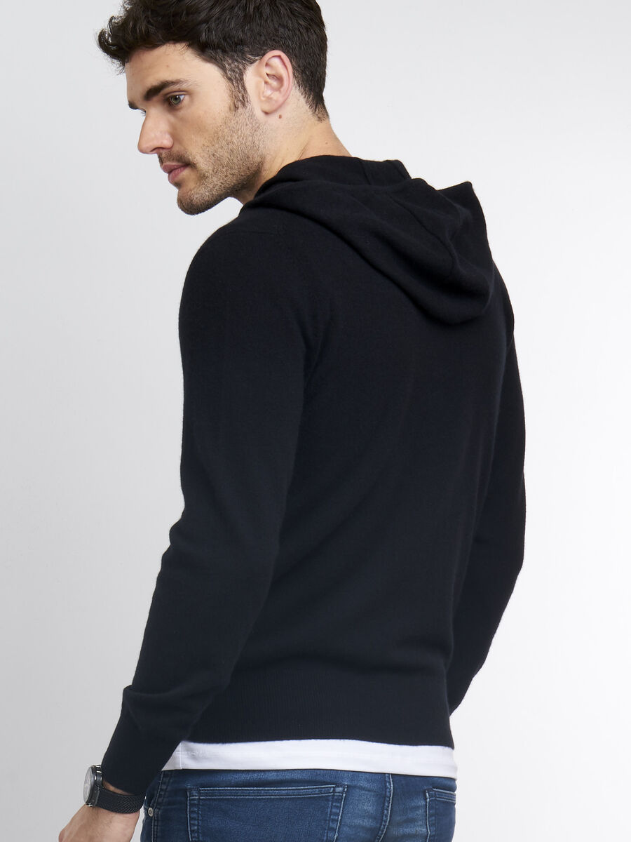 Zip-hoodie van cashmere image number 1