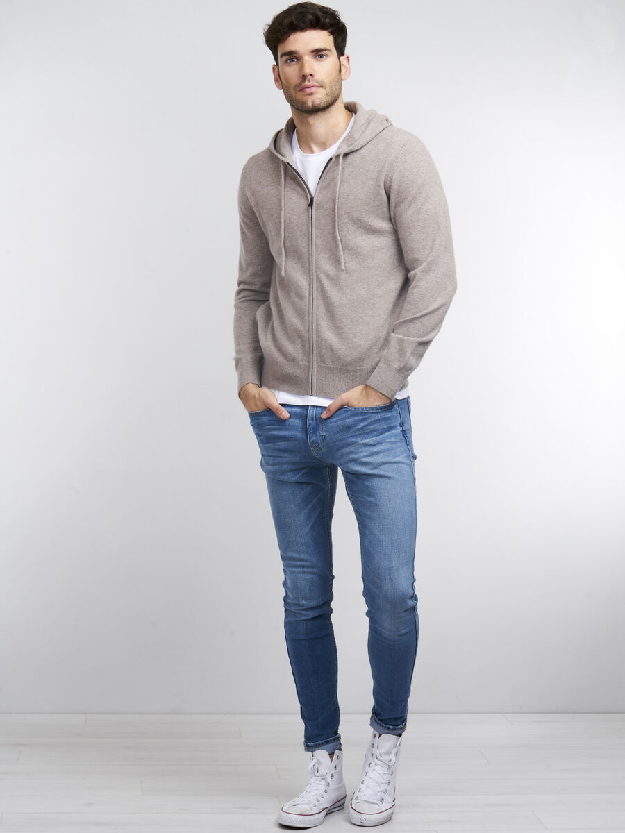 Zip-hoodie van cashmere image number 3