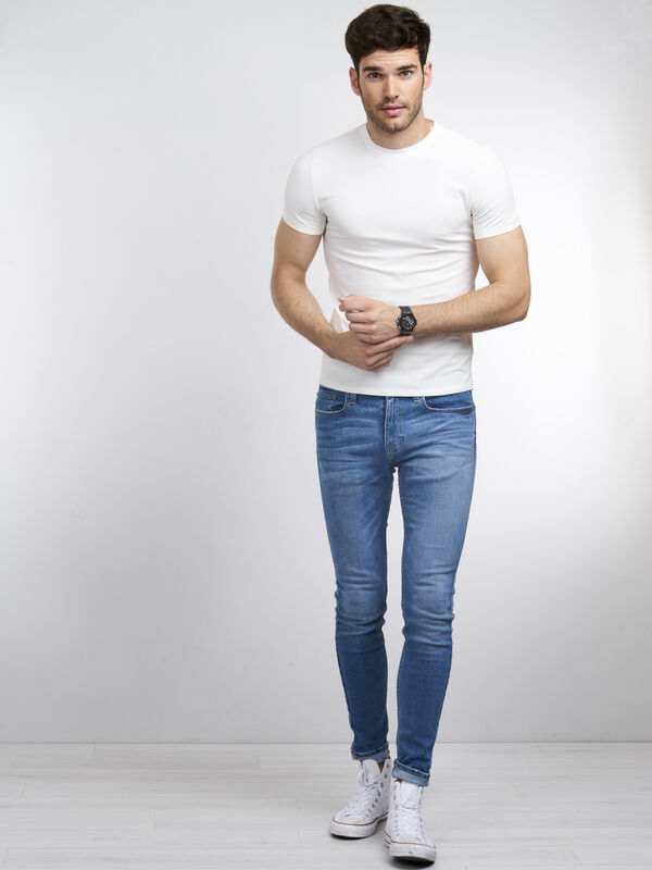 Basic men's round neck T-Shirt image number 3