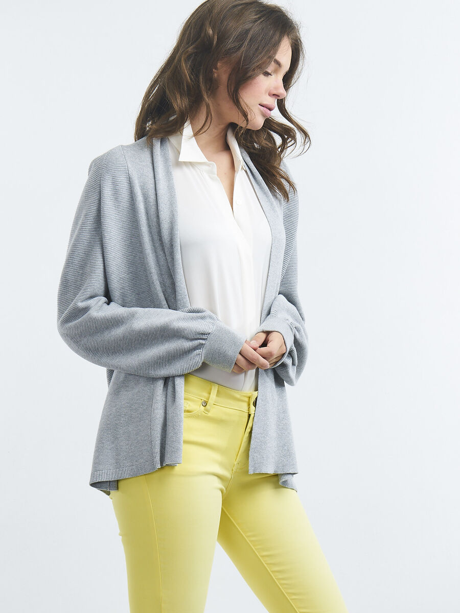 Strukturierte Oversize-Strickjacke image number 0